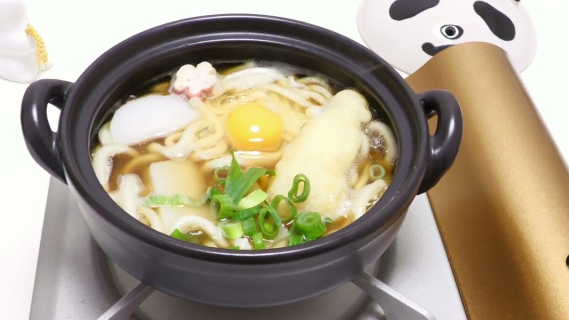 Tsukimi Moon Viewing Udon Noodles Easy Cooking
