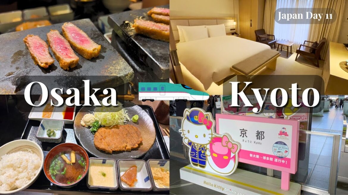 Gyukatsu Motomura, Osaka Station food & Celestine Gion Kyoto Hotel || Osaka to Kyoto || Japan Day 11