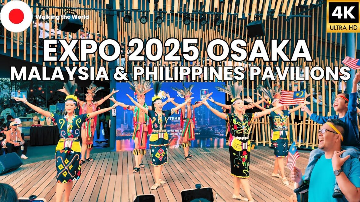Expo 2025 Osaka - Malaysia & Philippines Cultural Tour [4K]