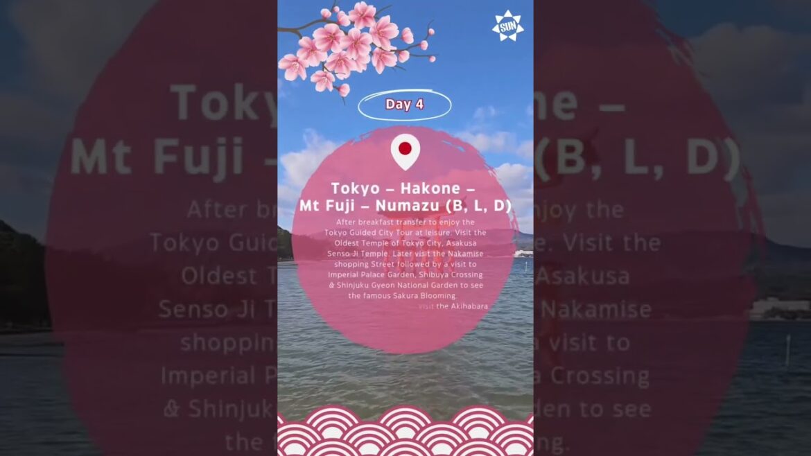 🌸 Japan Cherry Blossom Tour 2026 | Explore Tokyo, Kyoto, Mt. Fuji & More with Sun Tourism Pune 🌸