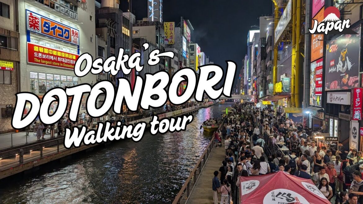 Osaka's Dotonbori - An Evening Walking Tour!
