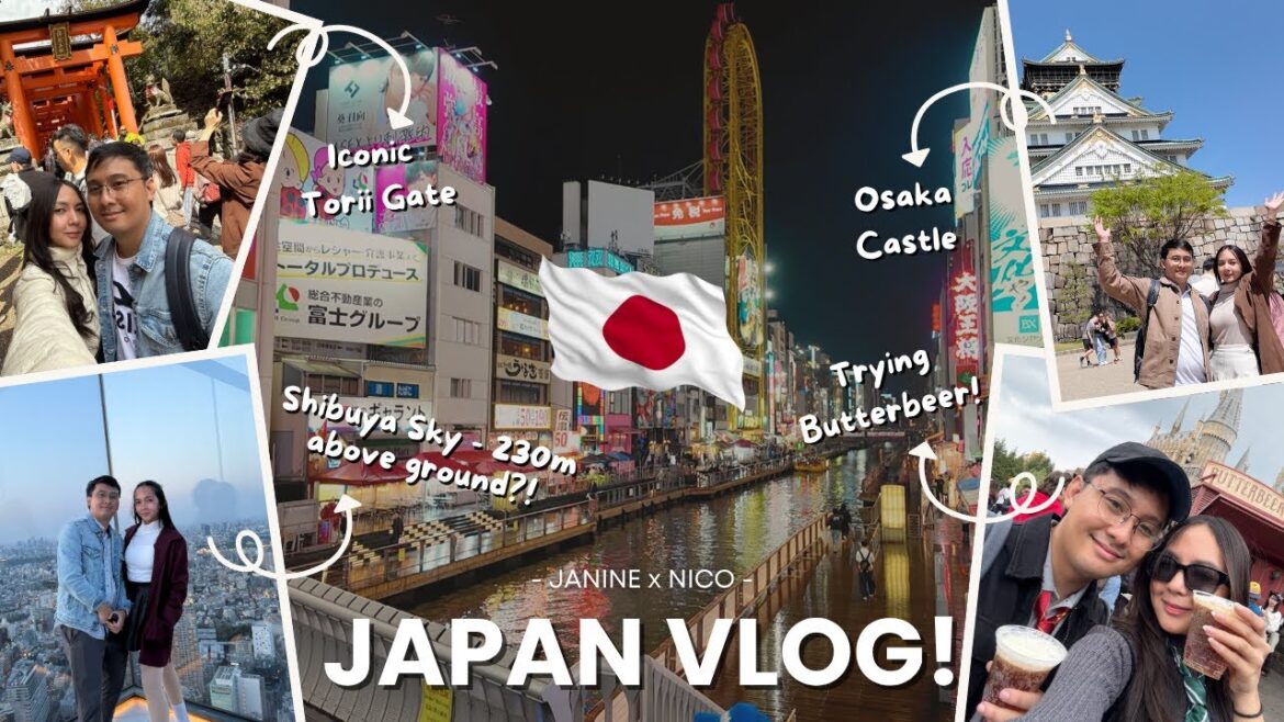 Japan Travel Vlog | Our First Trip to Japan: 7 Days Exploring Osaka, Tokyo & Kyoto!