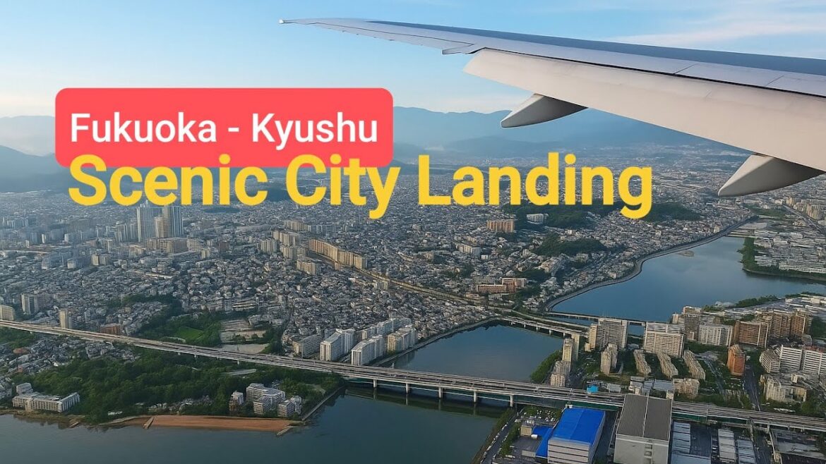 ANA Landing Fukuoka Airport | Japan’s Stunning City-Center Runway ✈️ ANA Landing Fukuoka Airport | Japan’s Stunning City-Center Runway ✈️