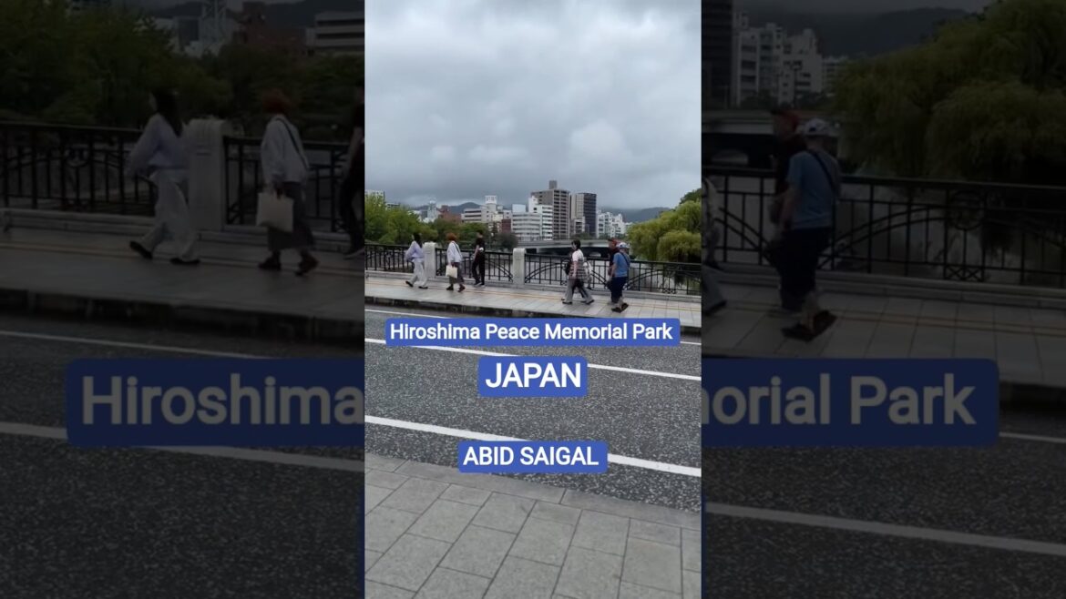 Hiroshima Peace Memorial Park Japan . #japan #travel #shortvideo #foryou #youtubeshorts #travelvlog