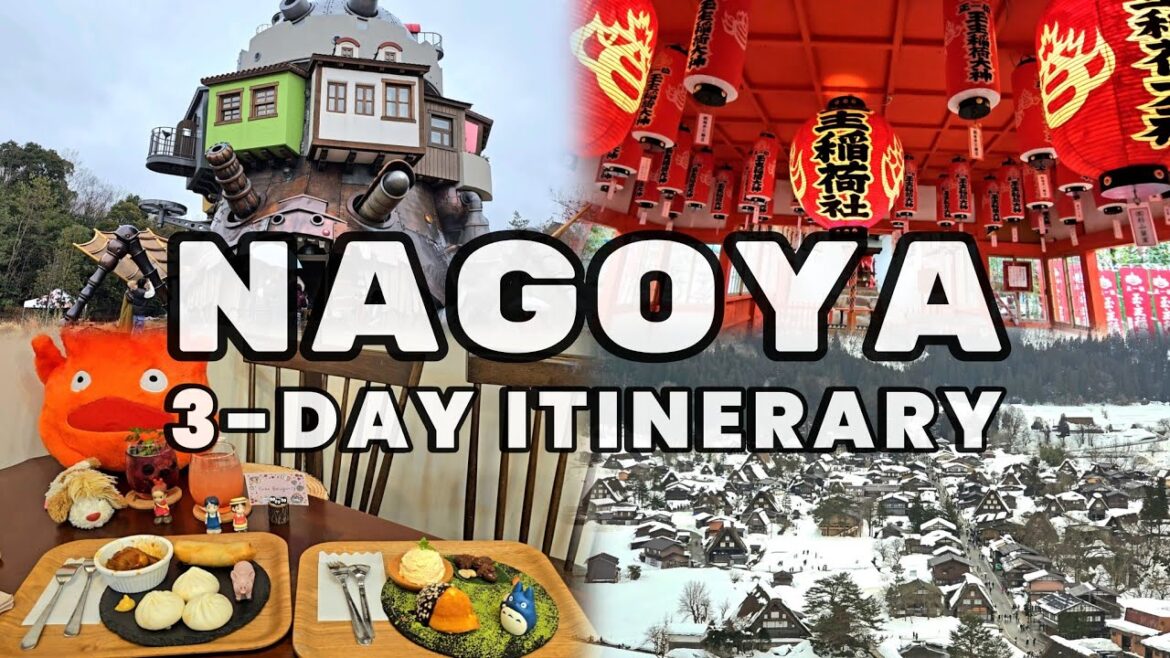 NAGOYA 3-DAY ITINERARY: Inu Shrine, Ghibli Park, Shirakawa-go (Japan Travel Vlog)