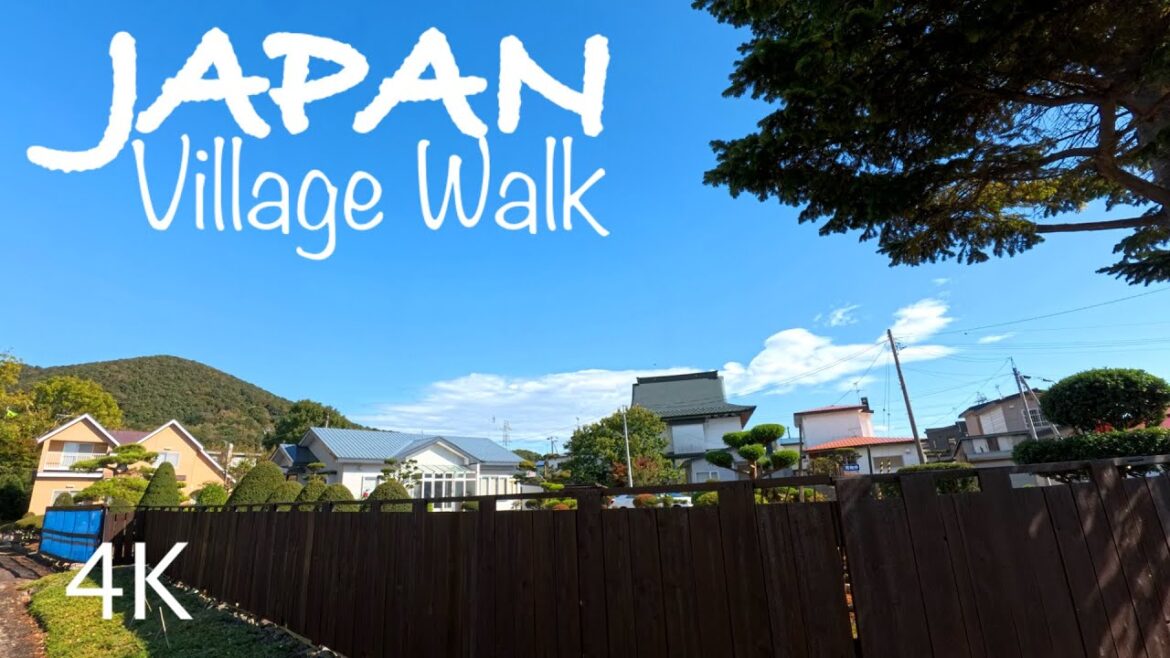 Relaxing Walk in Japan Countryside | ASMR Japan Walking Tour | Hokkaido Nature Sounds