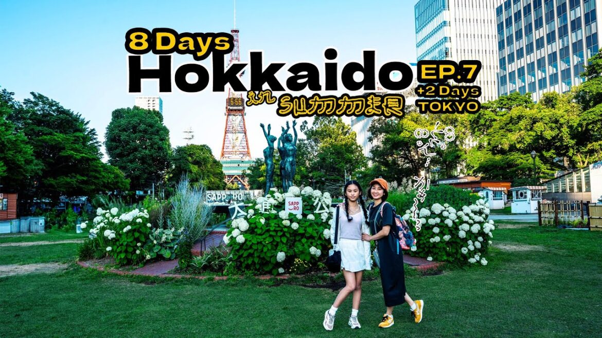 Hokkaido in Summer EP.7 : Tanukijo Shopping Street, Odori Park, AOAO Sapporo