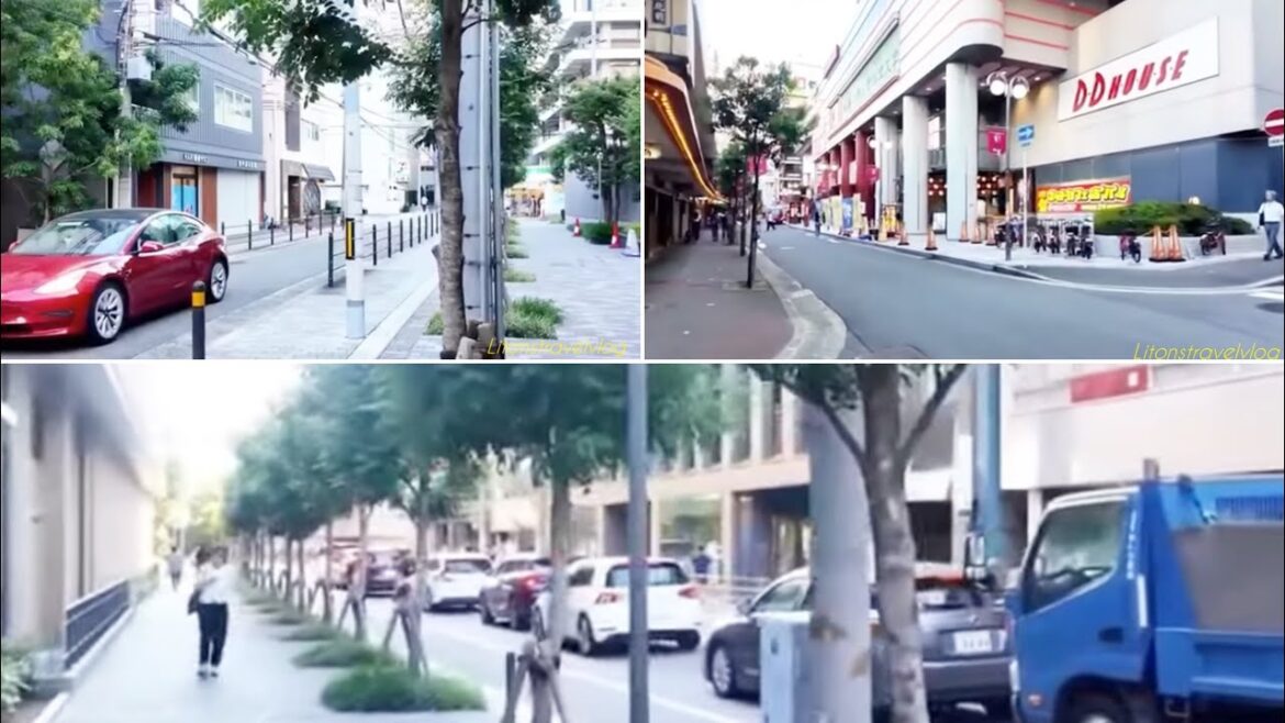 Moving around near by Osaka city in Japan