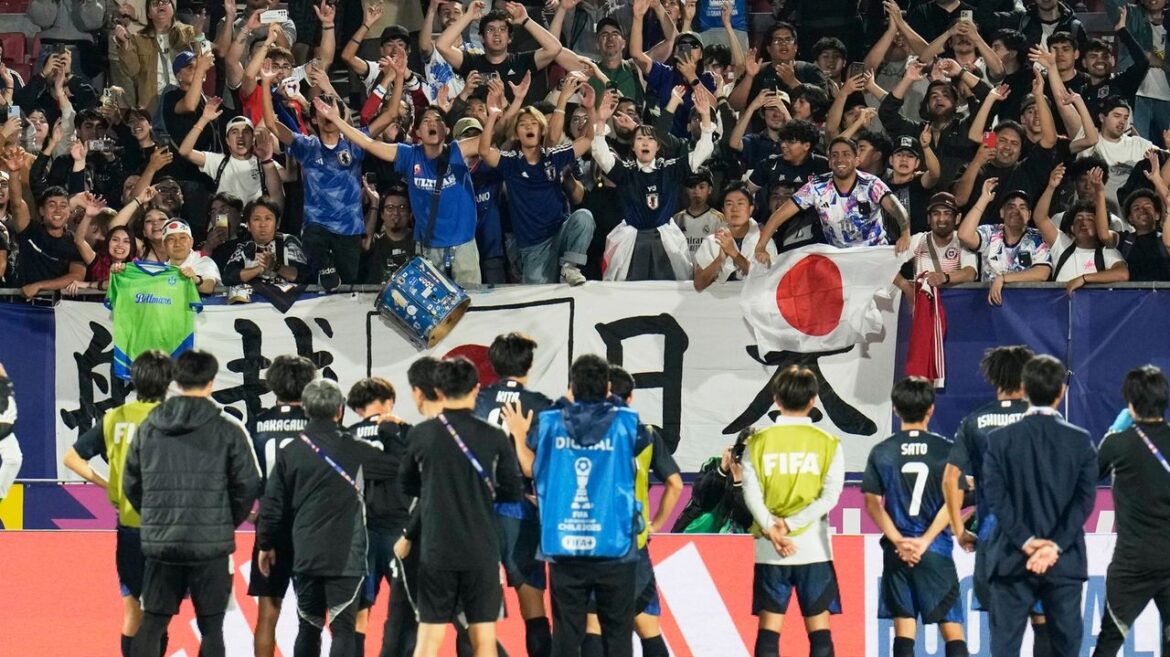 Japanese fans leave a lasting impression at the Under-20 World Cup in Chile