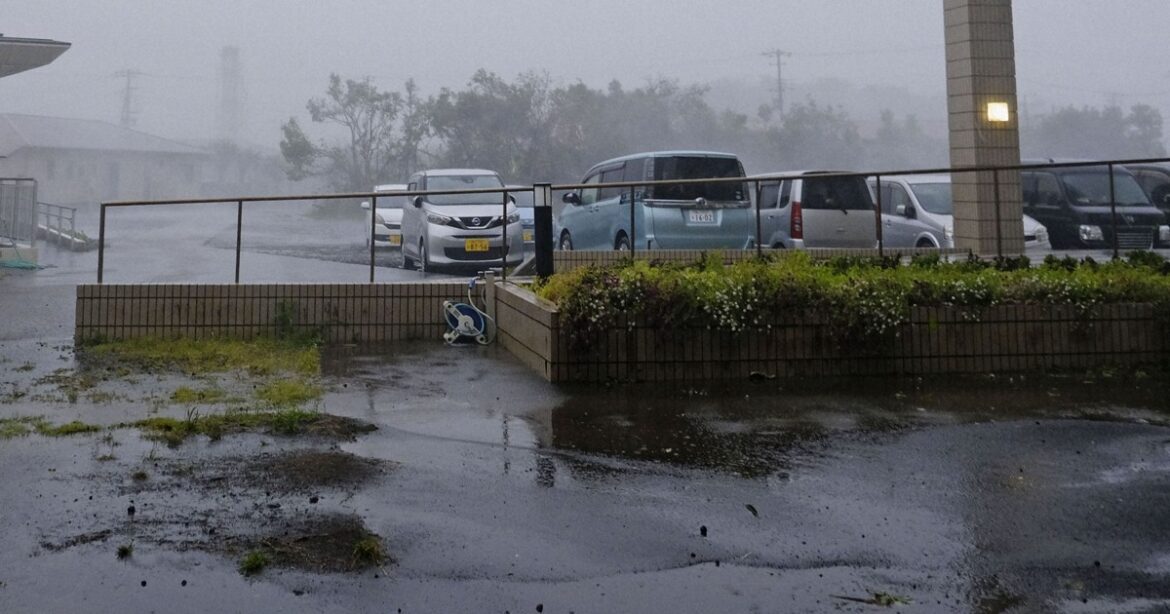 Tokyo's Izu islands see record rainfall as strong typhoon passes