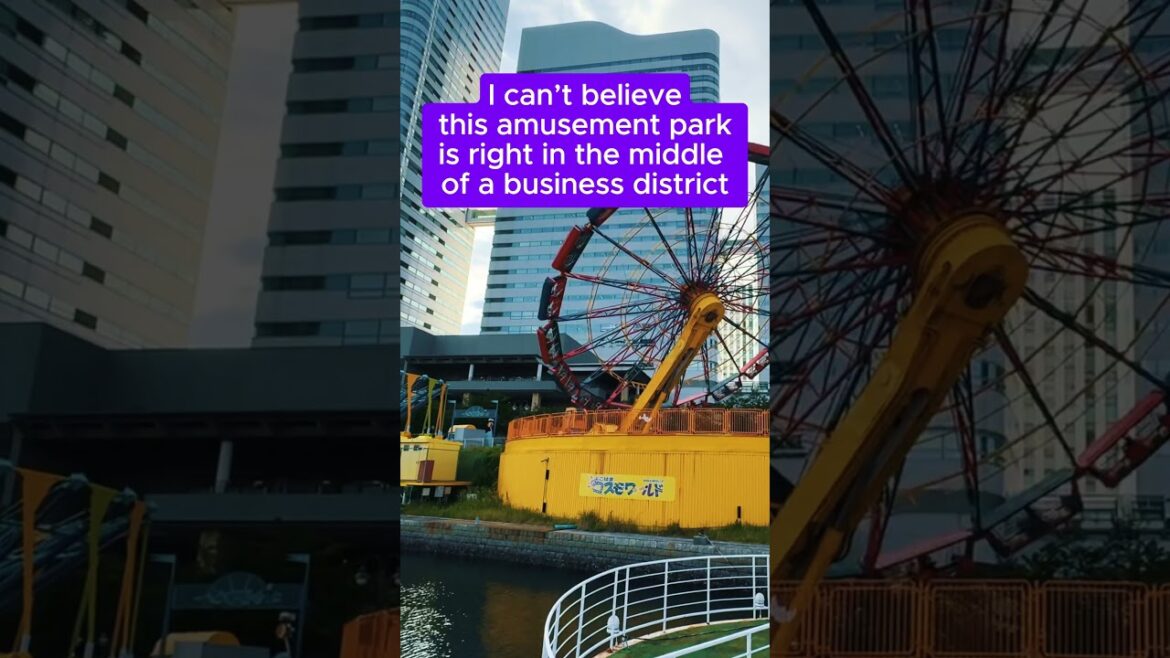 I'm Discovering YOKOHAMA's AMAZING Hidden Amusement Park! #walk #walking #japantravel #yokohama