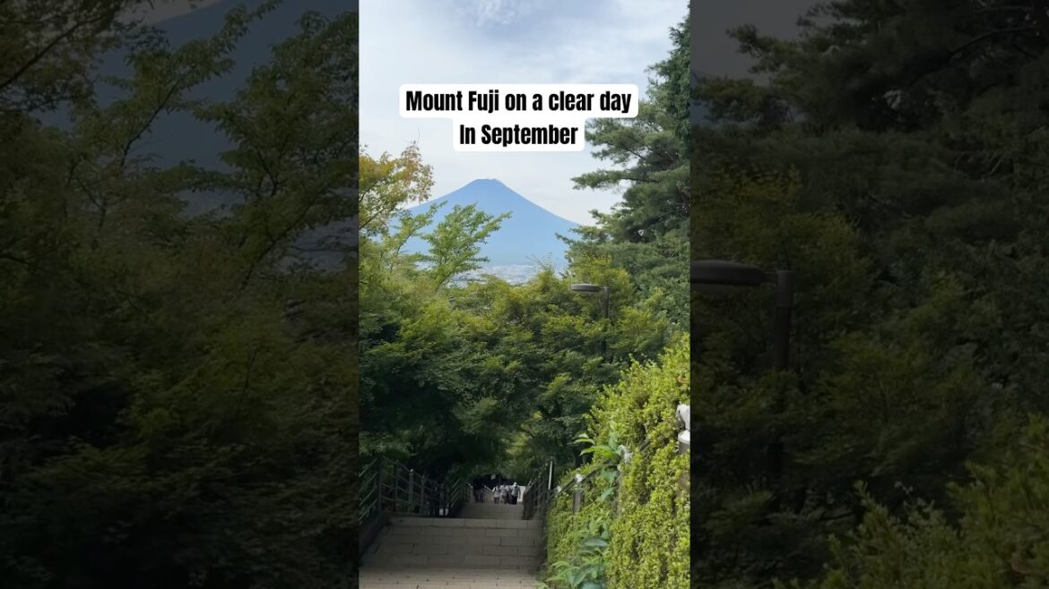 The Shy Mountain aka Mount Fuji on a clear day. #september2025 #nature #mountfujiview #japan The Shy Mountain aka Mount Fuji on a clear day. #september2025 #nature #mountfujiview #japan