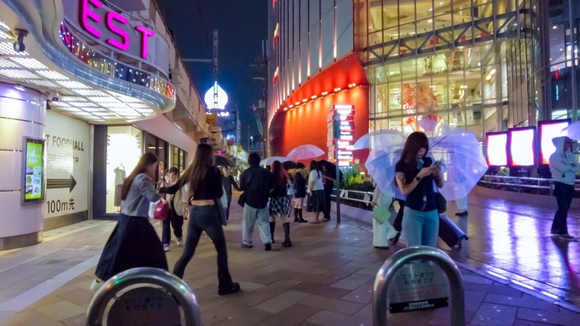 🇯🇵 Japan Walking Tour – Osaka Rain Night Walk | 4K HDR 🇯🇵 Japan Walking Tour - Osaka Rain Night Walk | 4K HDR