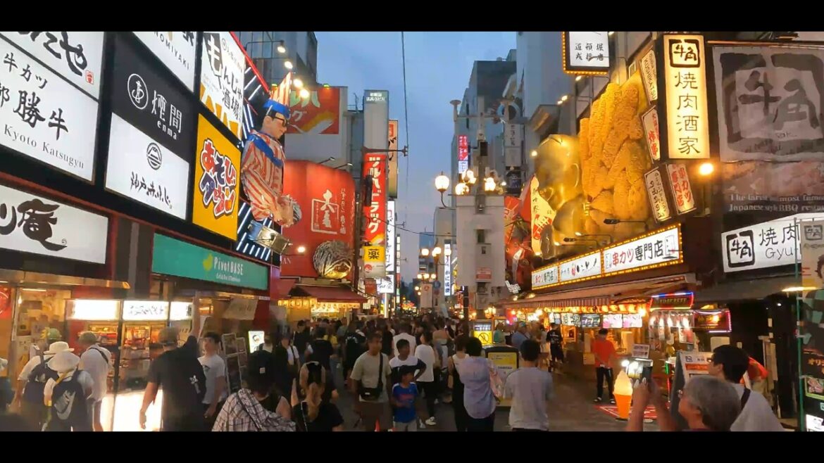 Osaka 4K - Random Walk Tour - Ep. 1 (Umeda, Dotonbori, Nipponbashi) - 大阪