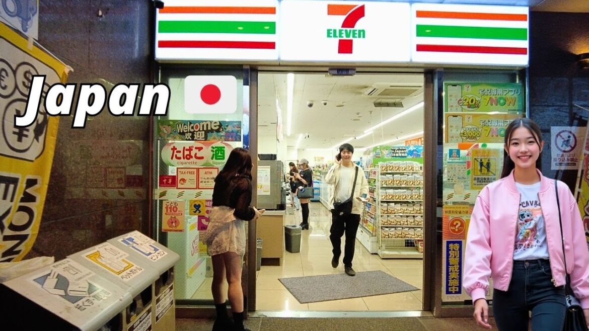 Shopping at 7/11 Japan 🇯🇵 Japanese Convenience Store tour