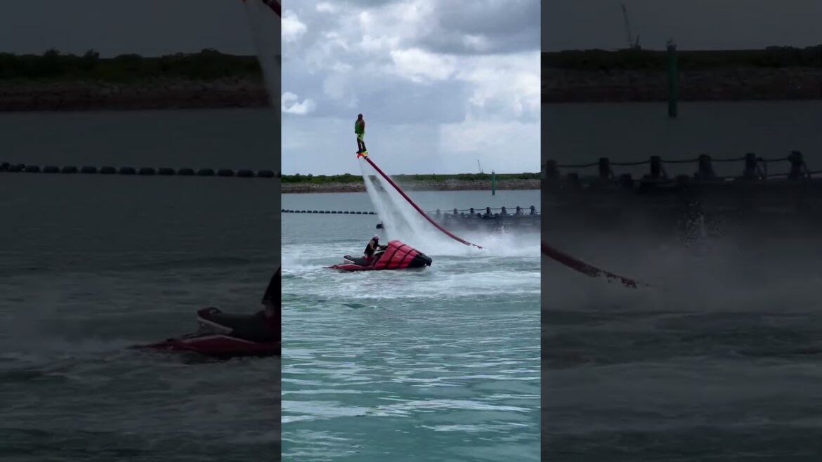 Flyboarding in Okinawa! #japan #flyboard #chatan #travel
