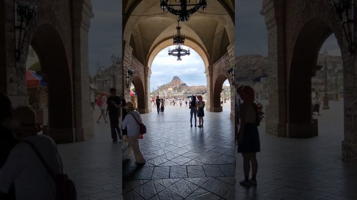 Tokyo Disneysea Main Entrance. Chiba Japan #travel #japan #vlog