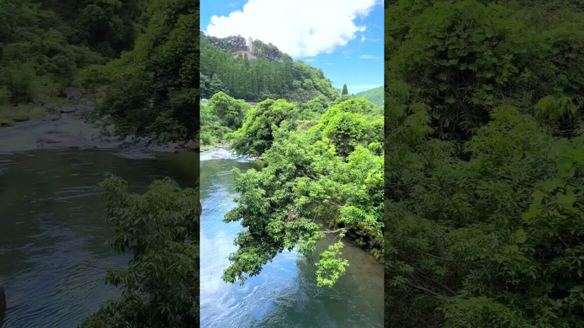 Japan's countryside scenery: Hasako in Ichiwatase, Minamata, Kumamoto, Japan. #japaneselandscape