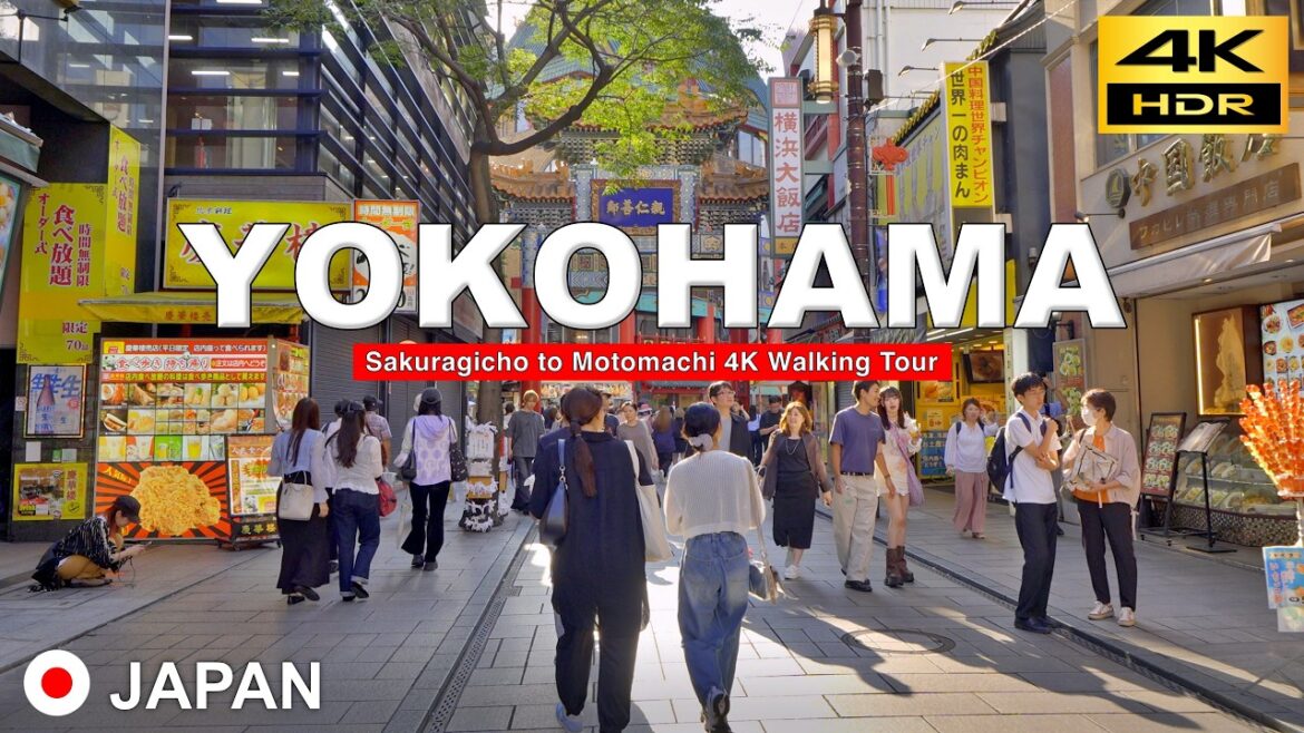 Yokohama – Exploring Waterfront Sights & Chinatown from Sakuragicho | Japan 🇯🇵 Sep 2025 [4K HDR]