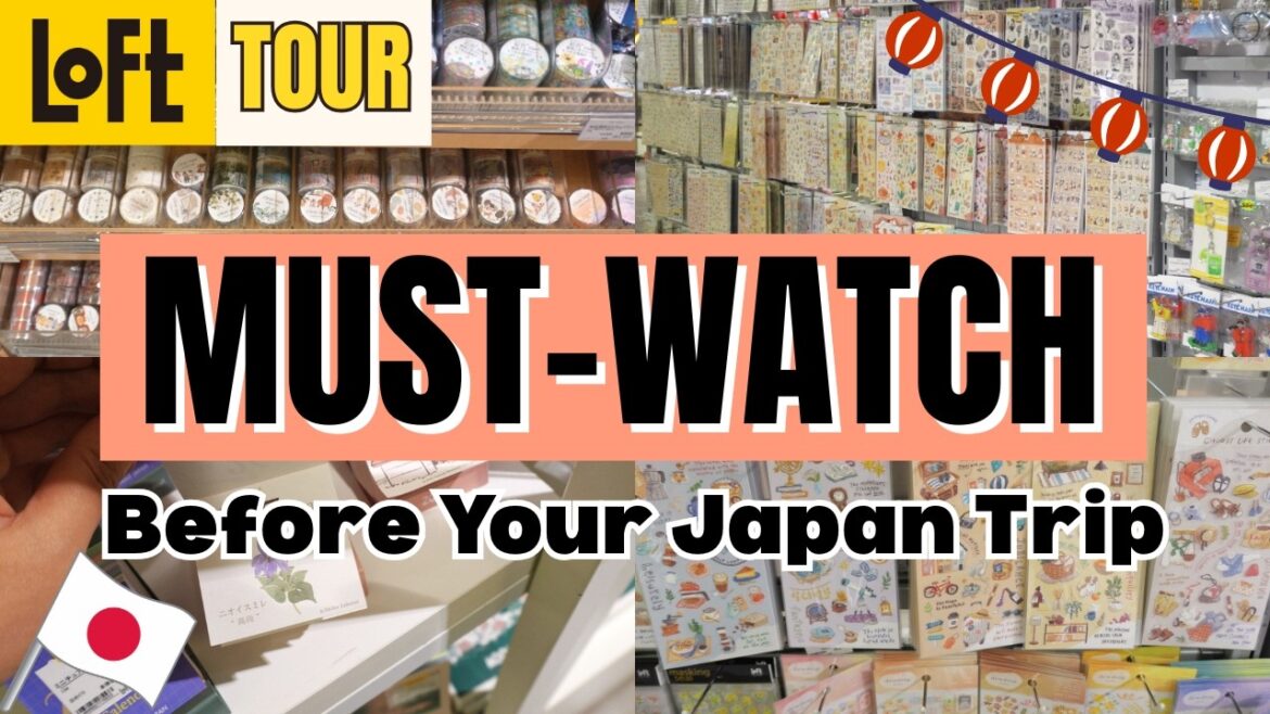 Tokyo LOFT Store Tour: Kawaii Japanese Stationery | Huge Sticker and Stamp Section | Hidden Finds