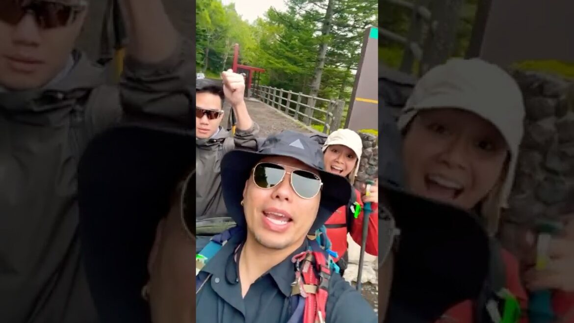 Ascending Mount Fuji - Part 1 #fuji #mountfuji #climbingfuji #japan #fujisan #mountfujiview #hiking