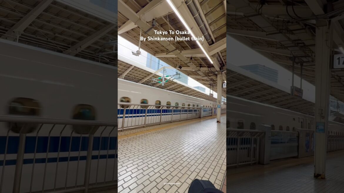 Tokyo to Osaka by #Shinkansen #Japan #tokyo #osaka #tokyostation #bullettrain #japantravel