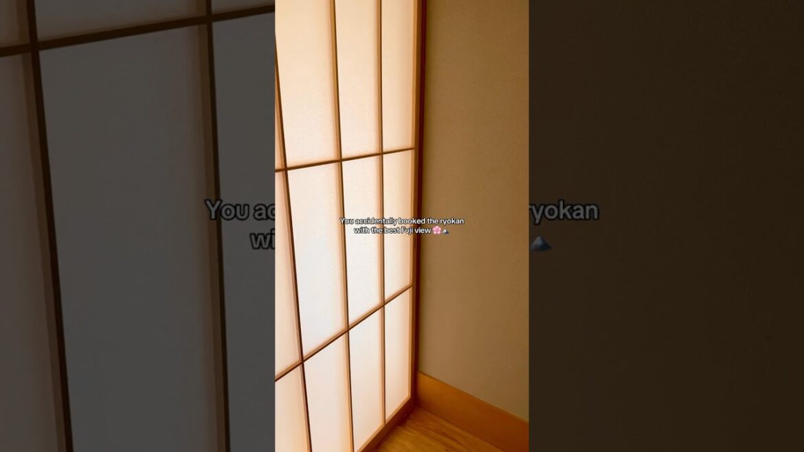 Ryokan with the best Mt Fuji view 🤩