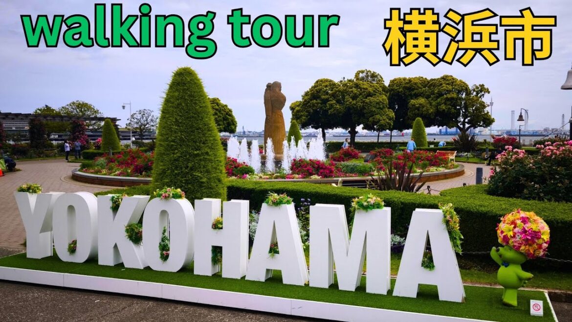 Yokohama Walking Tour , Japan | City Streets & Harbor Views - Explore Japan’s Vibrant Port City