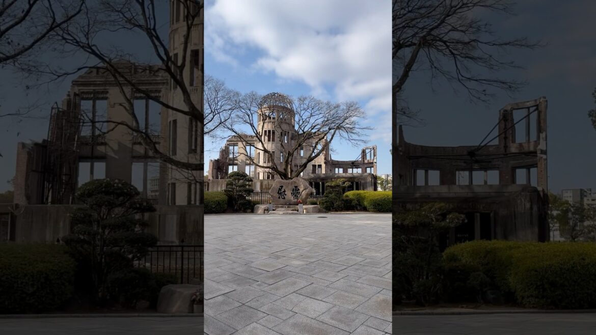 Atomic Bomb Dome #japan #atomicbombs #hiroshima #travel