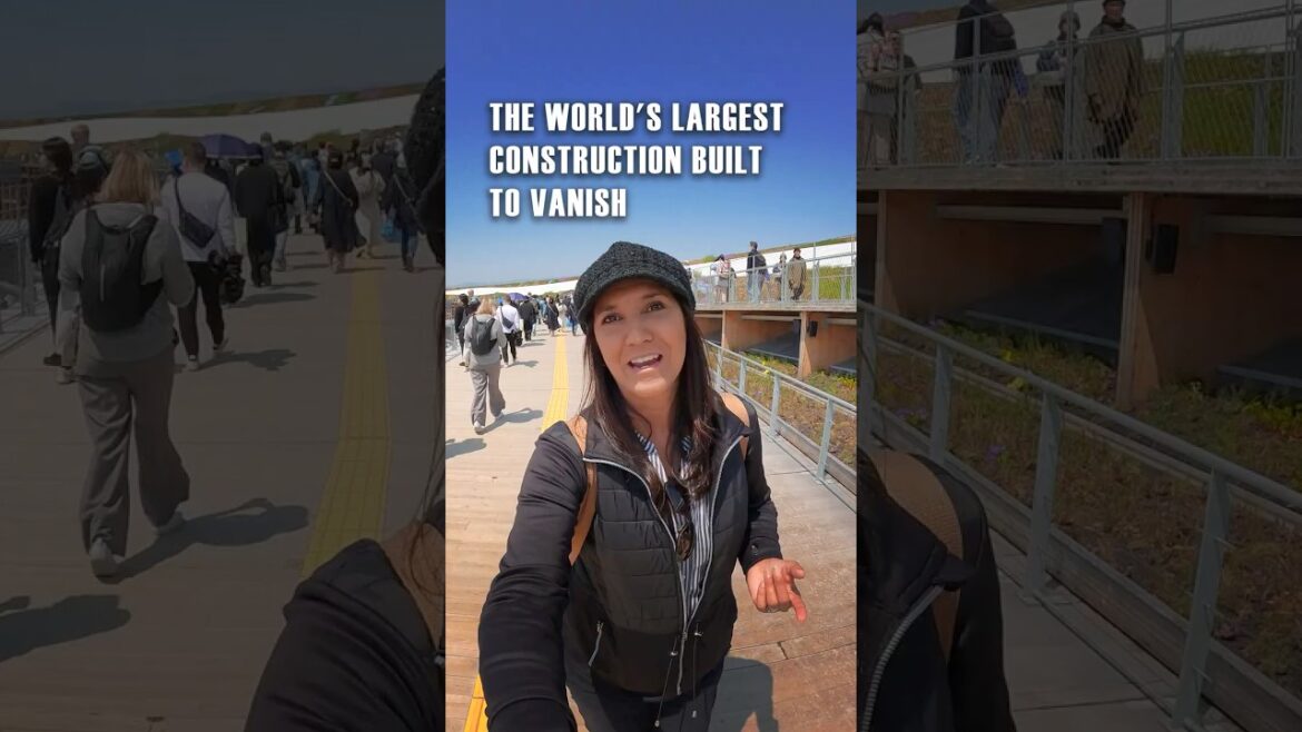 The world's largest construction built to vanish