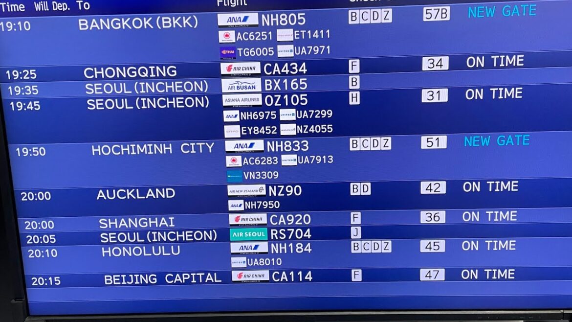 ４K【ハワイ】２０２５年９月　DAY1（日本編）フライングホヌで６泊８日の海外旅行