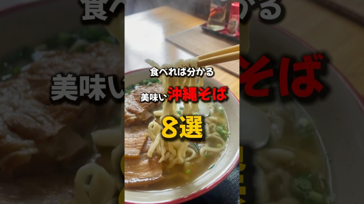 【特別公開】沖縄で絶対にハズさない沖縄そば屋を8店舗まとめて紹介！《沖縄旅行・観光・旅行・Okinawa》#沖縄#沖縄旅行#旅行#沖縄そば#沖縄グルメ#グルメ#okinawa#trip#travel