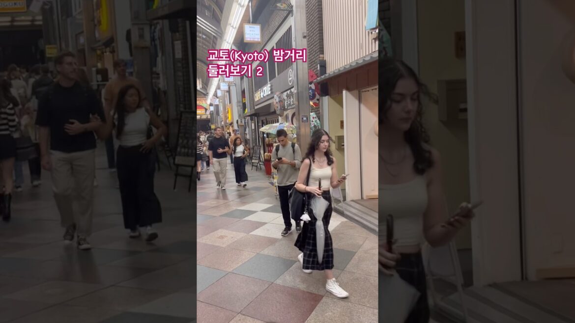 교토(Kyoto) 밤거리 풍경 둘러보기 京都の夜の街を歩く 2