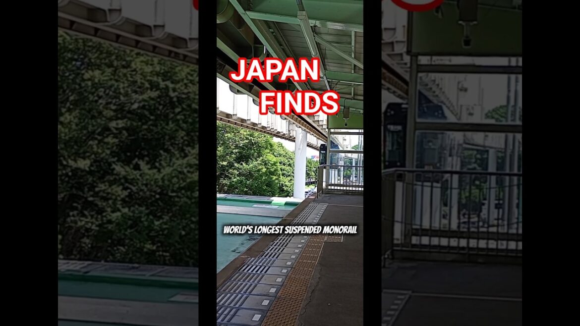 CHIBA MONORAIL 🚋  #japantravelguide  #japantrains  #shorts  #shortsviral
