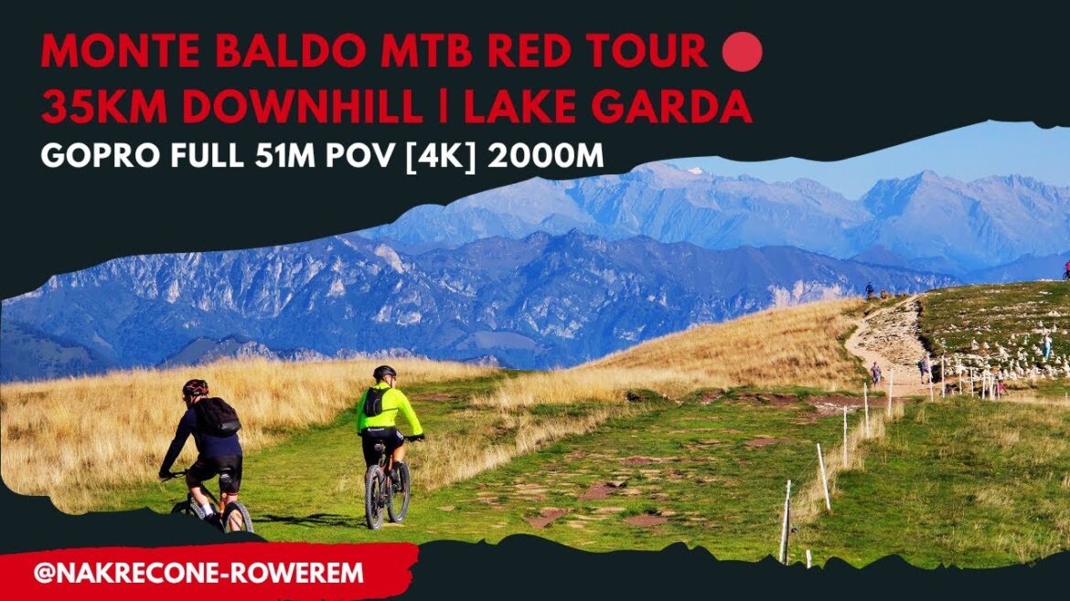 Monte Baldo MTB Red Tour 🔴 35km Downhill | Lake Garda | GoPro Full 51m POV [4K] 2000m Descent