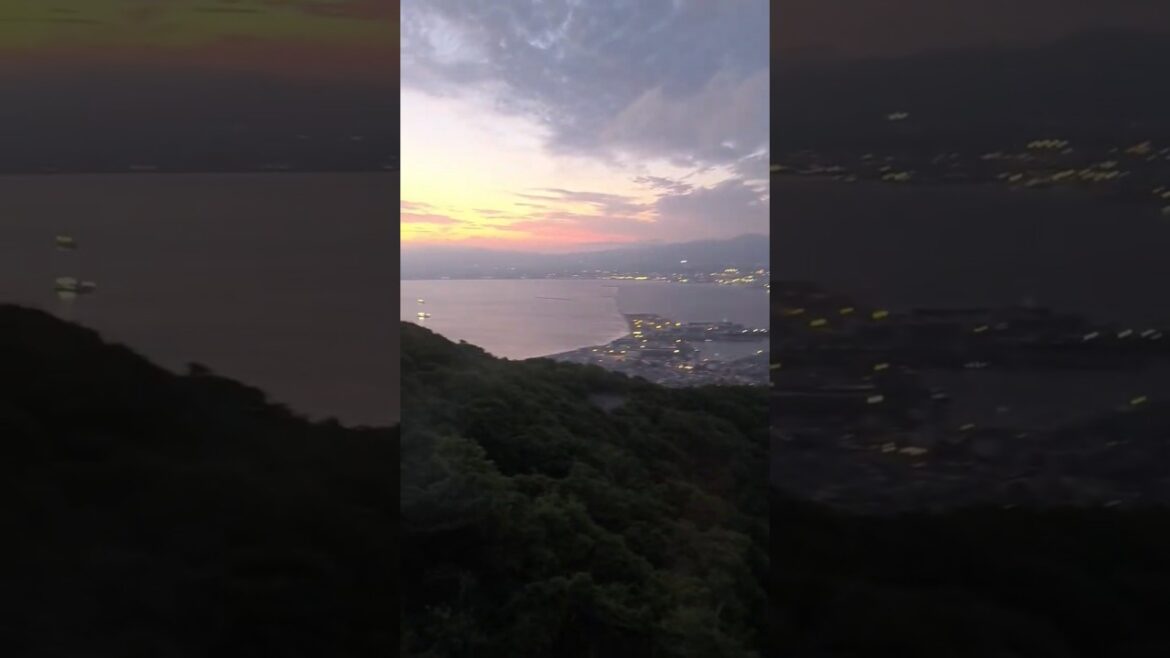 Sunset at Mt. Hakodate Ropeway and Mt. Hakodate Observatory. #hakodate #sunset #shorts #travel Sunset at Mt. Hakodate Ropeway and Mt. Hakodate Observatory. #hakodate #sunset #shorts #travel