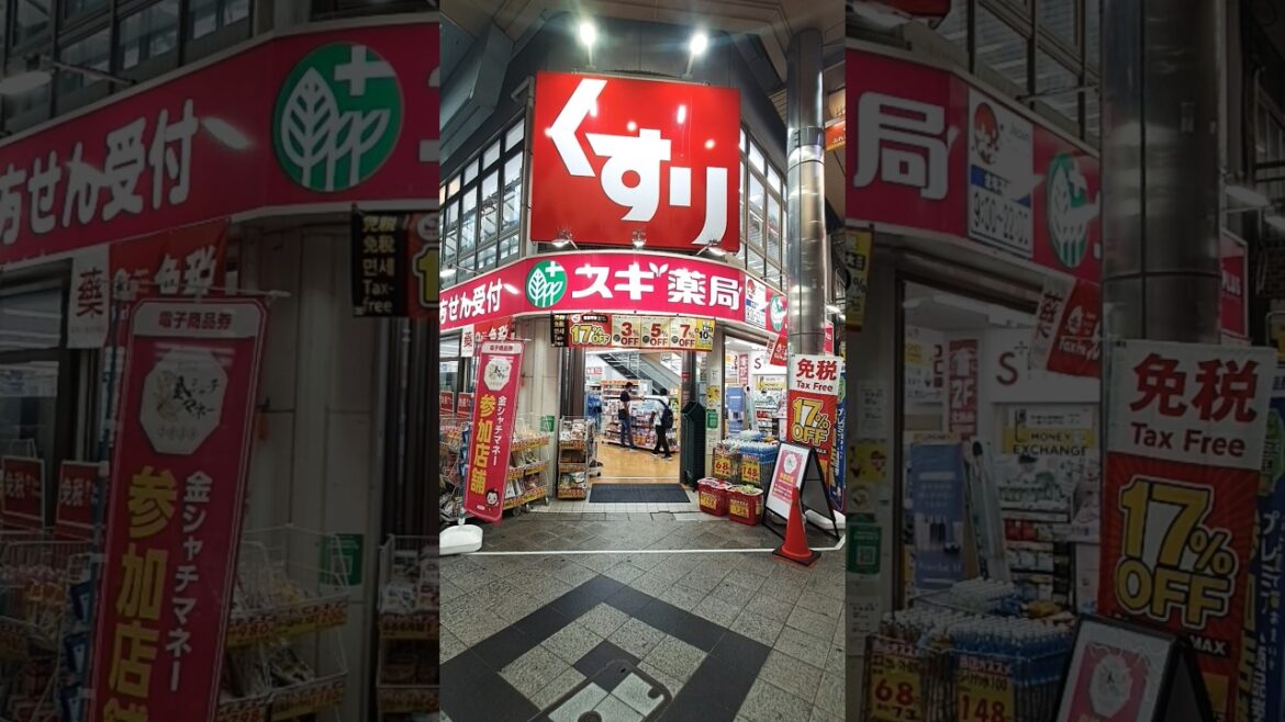 Nagoya market Japan #japan how many kanji can you read