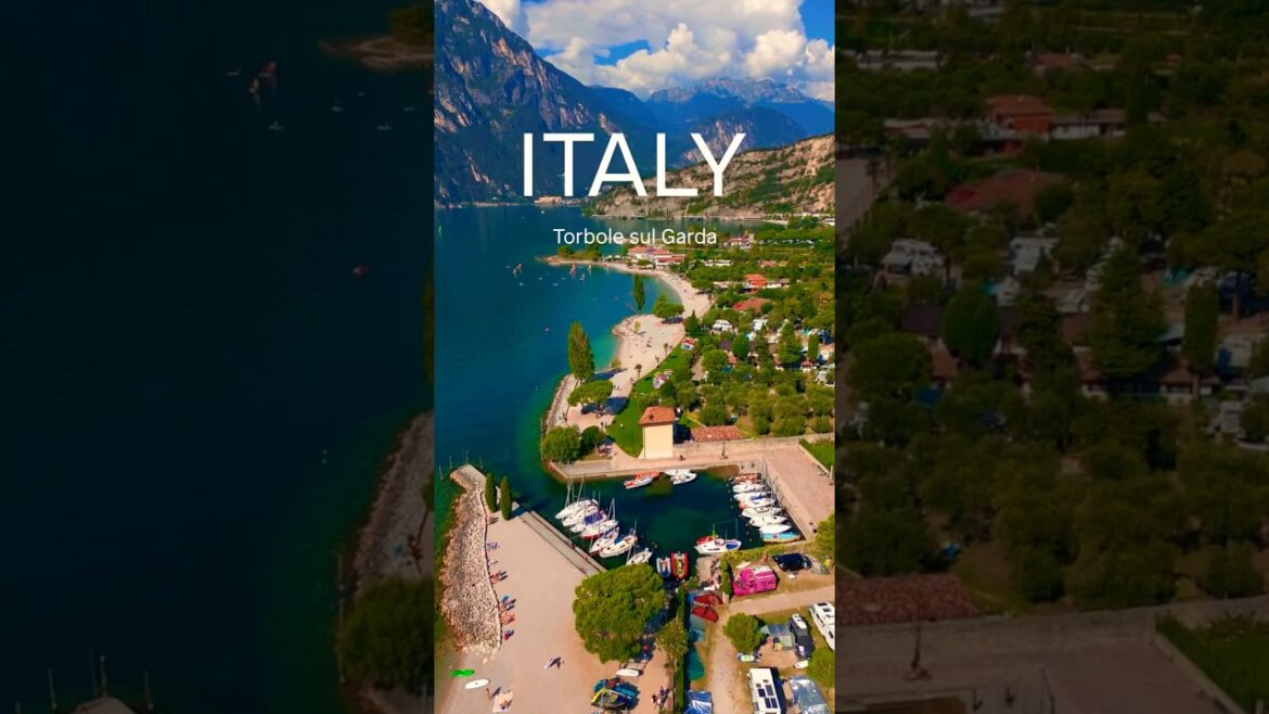Is Torbole sul Garda Italy’s Most Beautiful Lakeside View ? 🏞️🇮🇹 #shorts