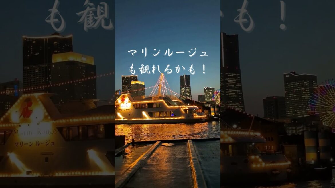 【屋形船すずよし】今回は遊覧風景をご紹介 #屋形船  #屋形船すずよし＃遊覧＃ランドマークタワー＃赤レンガ＃山下公園＃マリンタワー＃大桟橋＃マリンルージュ