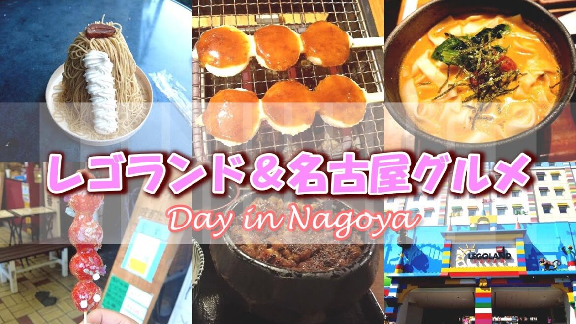 【名古屋観光Vlog】レゴランド＆大須商店街食べ歩き🍡蓬莱軒のひつまぶし・味仙・おかげ庵で癒しとグルメ満喫旅✨Nagoya Vlog✨Legoland & Street Food Tour🍡