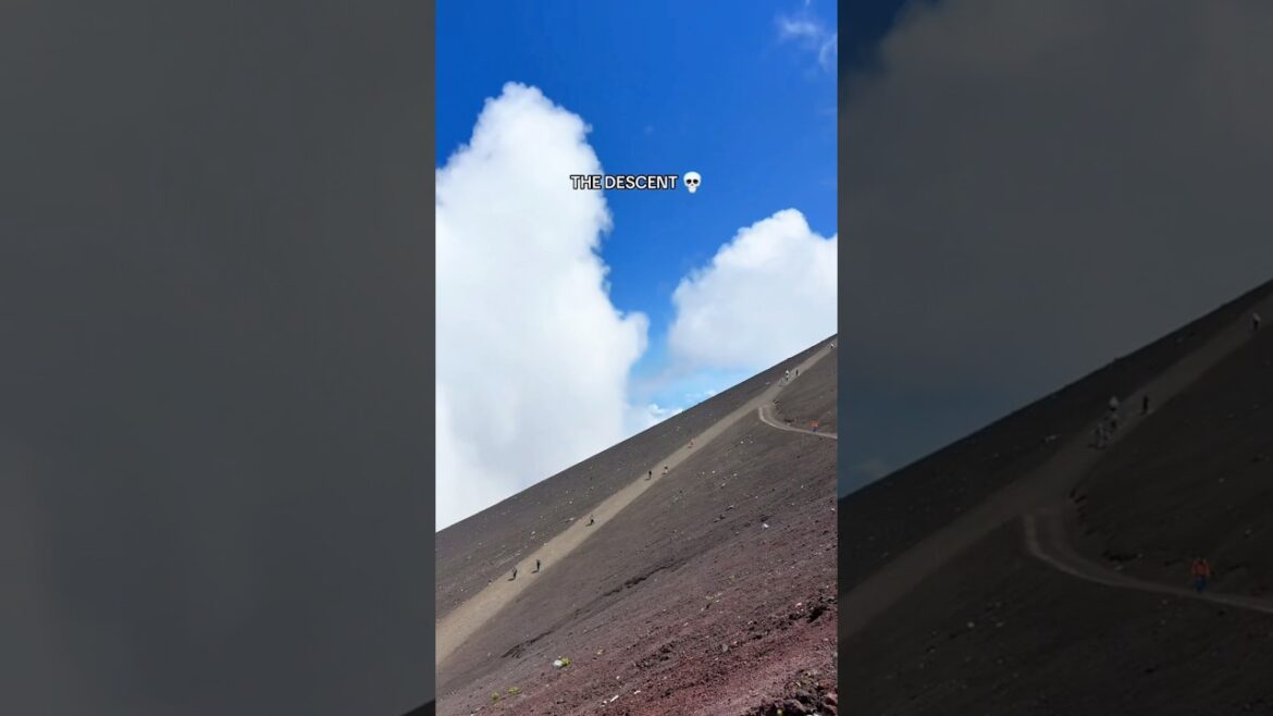 What It’s Really Like to Climb Mount Fuji 🌋⛰️ #shorts #travel #fyp