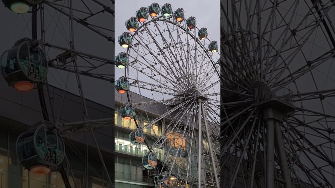 The Iconic Ferris Wheel at Sunshine Sakae in Nagoya 🇯🇵 Japan Travel