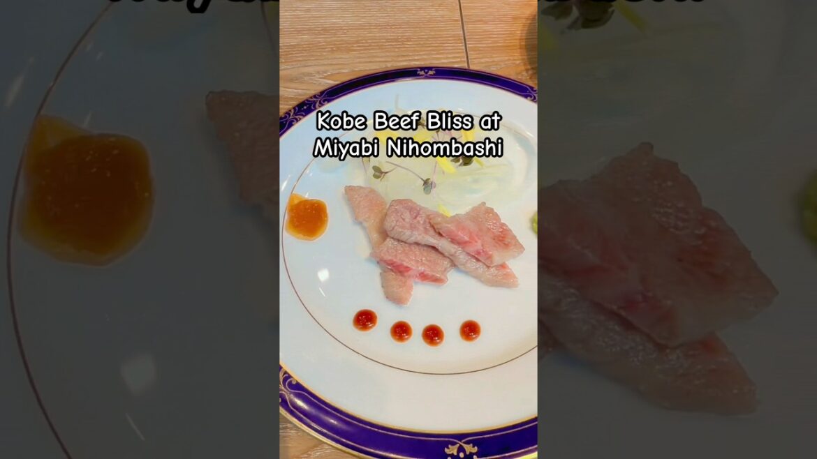 Craving Kobe beef ? I found the spot: Kobe Beef Miyabi Nihonbashi! #japan #food #tokyo #travel