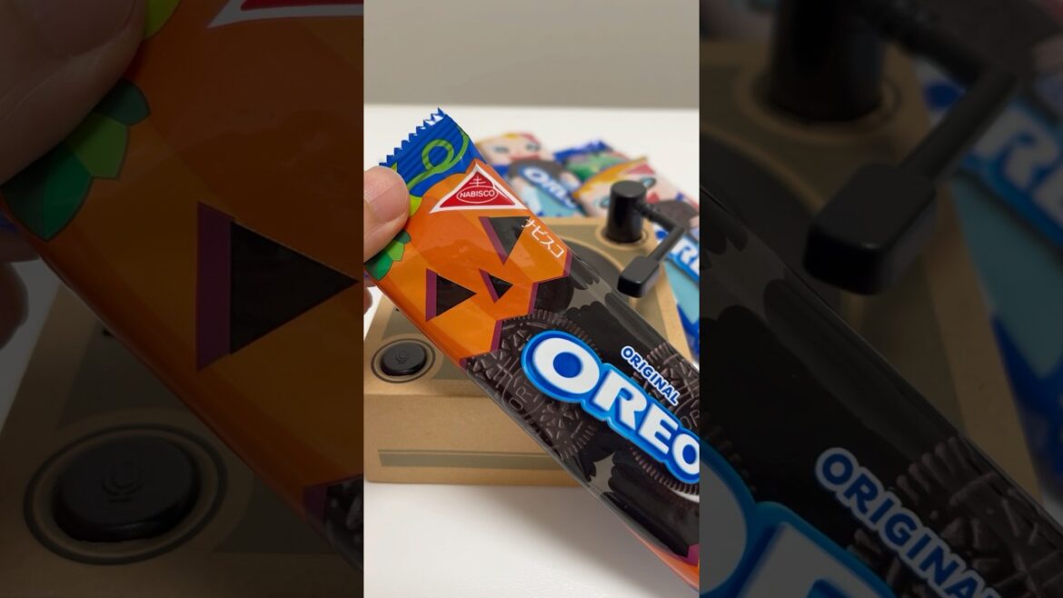 Halloween Oreo Jack-o'-lantern with Oreo Music Box Interesting Gadgets #shorts