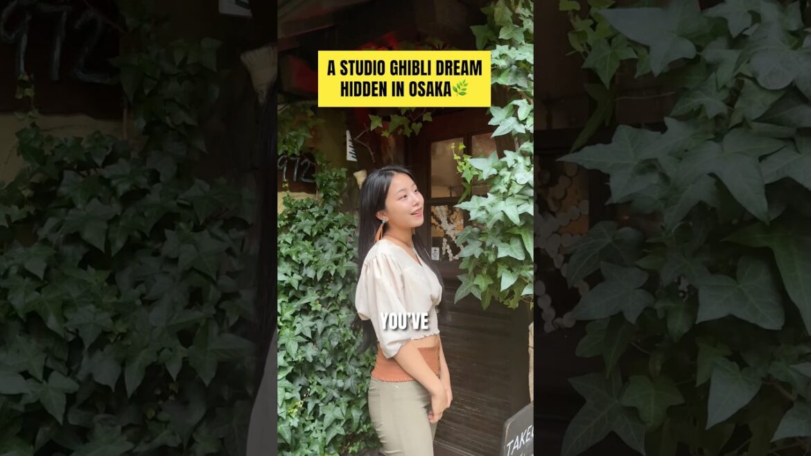 A Studio Ghibli dream hidden in Osaka🌿 #visitjapan #japantravel #japantrip