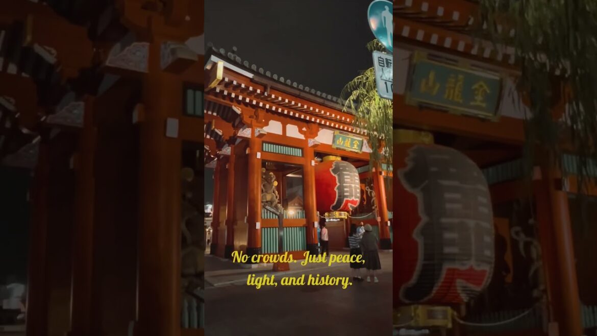 Comment “ASAKUSA” or ping me and I’ll send you my quick guide for Senso-ji night visit