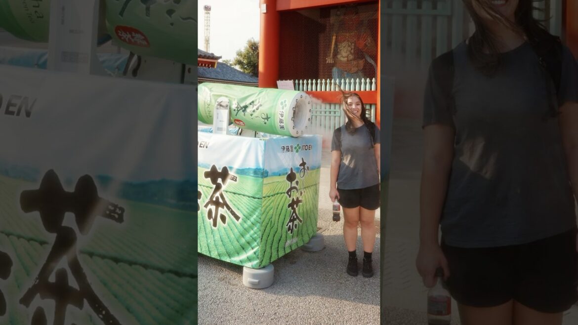 FREE GREEN TEA in Tokyo  #travel #japantravel #tokyo