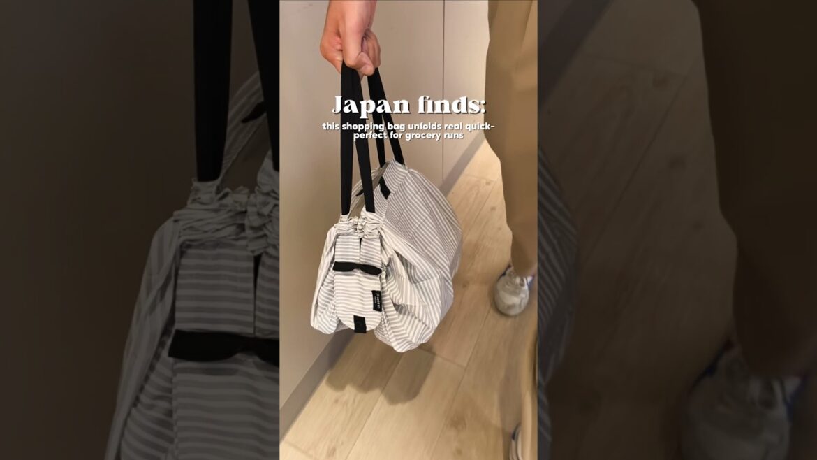 All time favorite shopping bag from Japan! #shupatto #japanfinds #japantravel #japan #travel #fyp