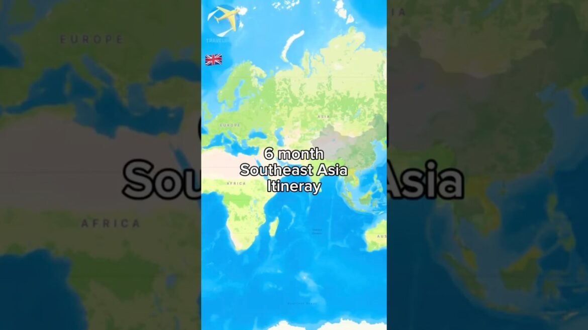 My 6-Month Backpacking Route Through Southeast Asia #travel #backpacking