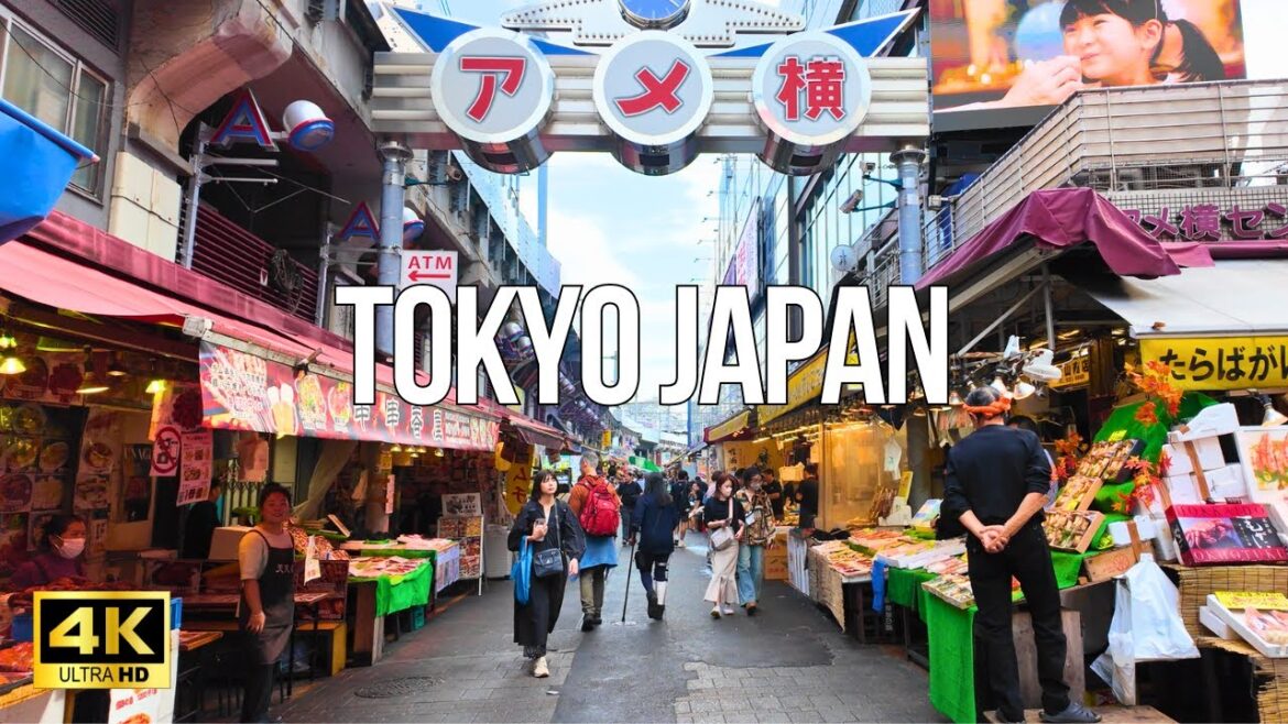 TOKYO JAPAN 4K WALKING TOUR - Ueno's Contrast: Ameyoko Market Heat & Toshogu Shrine Serenity [4K]